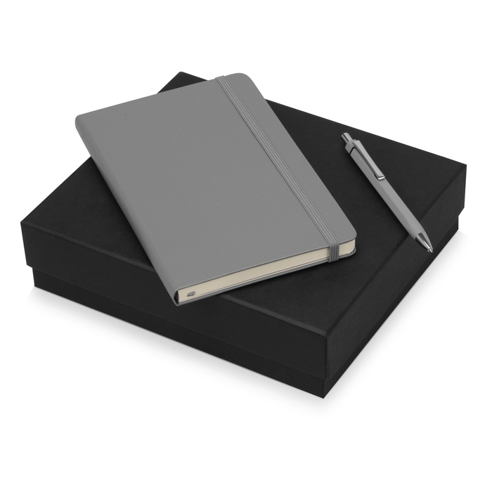 Подарочный набор Moleskine Hemingway с блокнотом А5 и ручкой для нанесения логотипа