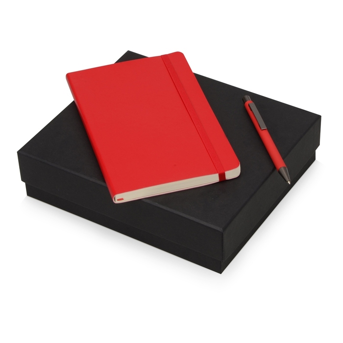 Подарочный набор Moleskine Van Gogh с блокнотом А5 Soft и ручкой для нанесения логотипа