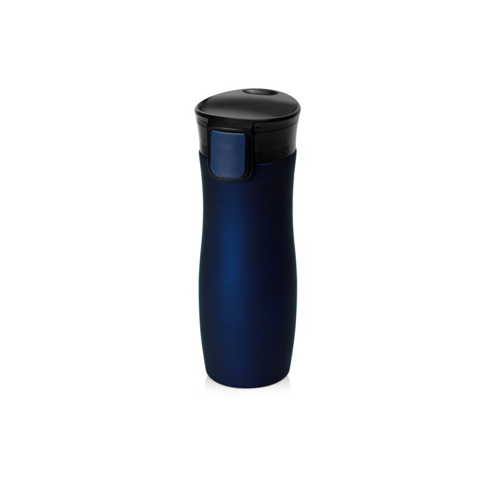 Вакуумная герметичная термокружка «Streamline» с покрытием soft-touch, тубус для нанесения логотипа