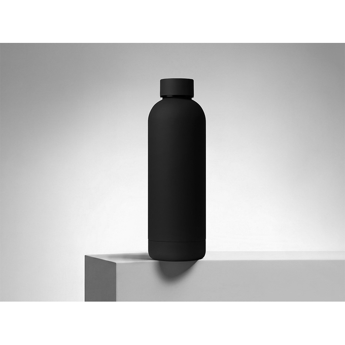 Вакуумная термобутылка с медной изоляцией «Cask», soft-touch, 500 мл для нанесения логотипа