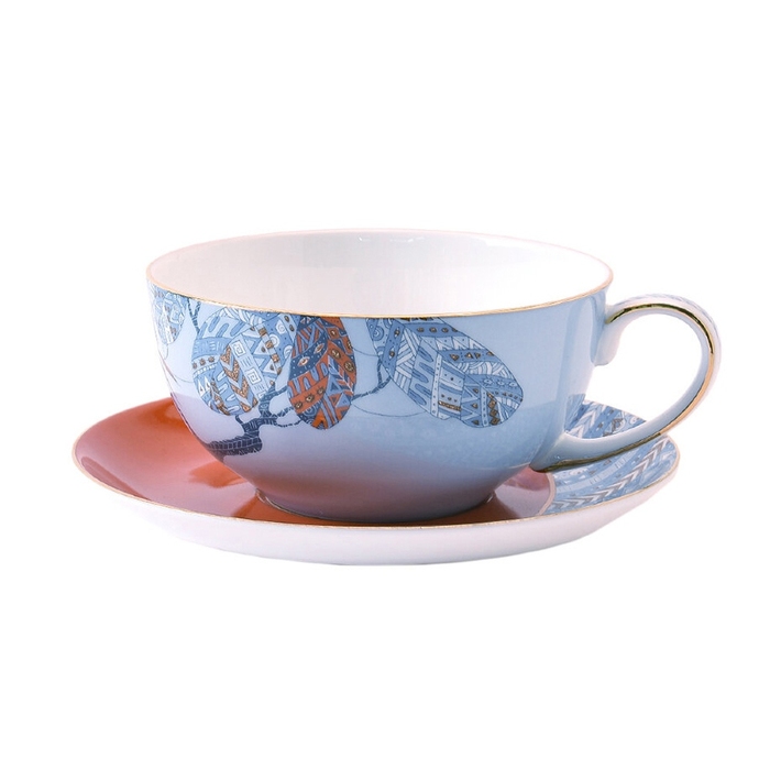 Набор чашка и блюдце «TEA SET TRO» для нанесения логотипа