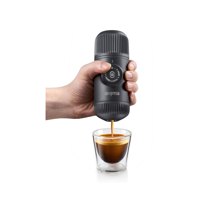 Ручная мини кофемашина «Nanopresso» для нанесения логотипа