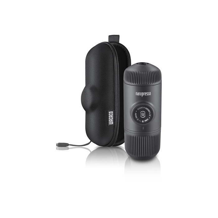 Ручная мини кофемашина «Nanopresso» + кейс для хранения для нанесения логотипа