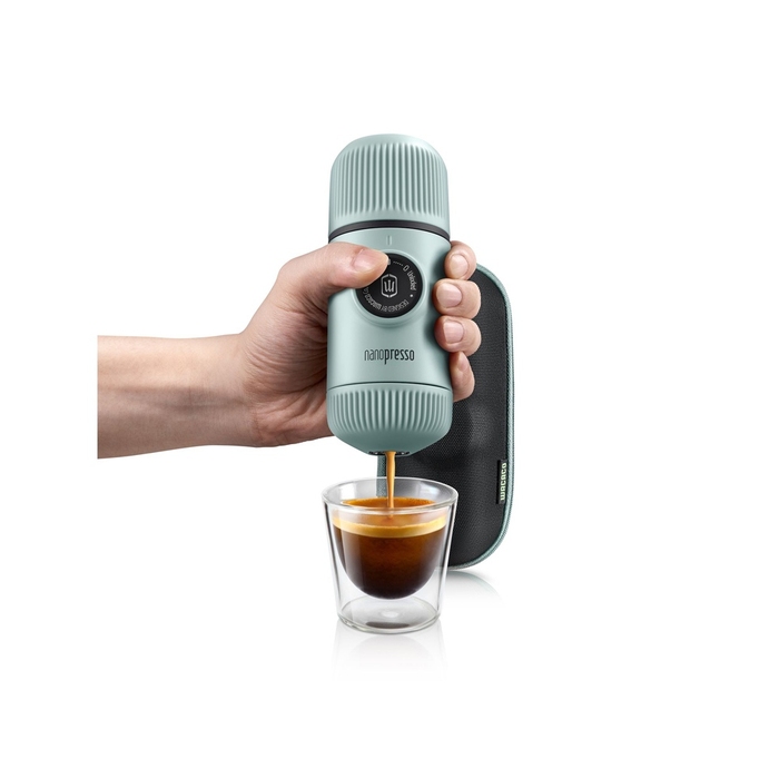 Ручная мини кофемашина «Nanopresso Elements» для нанесения логотипа