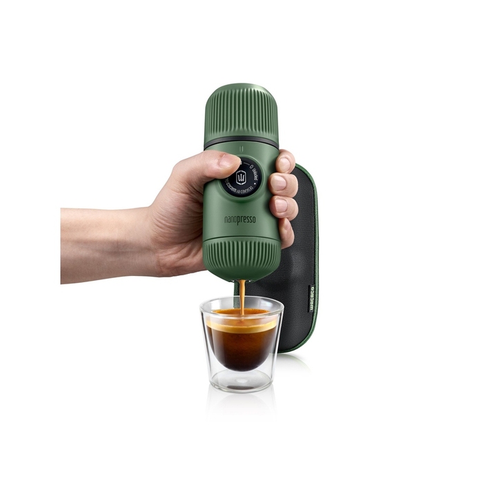 Ручная мини кофемашина «Nanopresso Elements» для нанесения логотипа