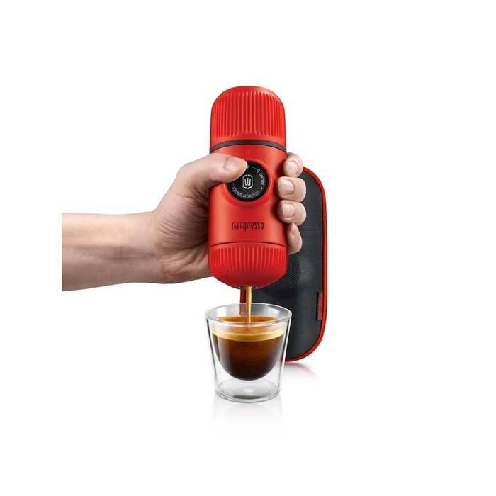 Ручная мини кофемашина «Nanopresso Elements» для нанесения логотипа