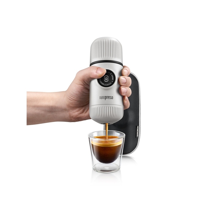 Ручная мини кофемашина «Nanopresso Elements» для нанесения логотипа