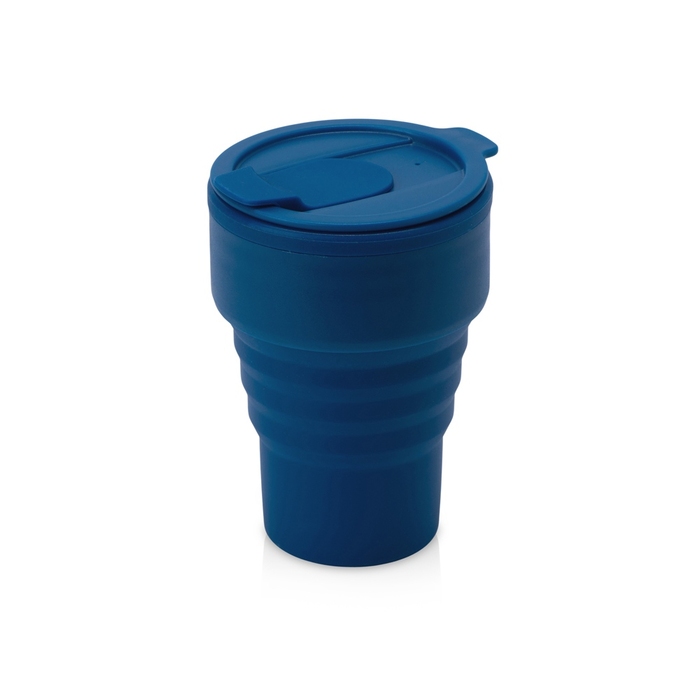 Силиконовый складной стакан «GoCup» для нанесения логотипа