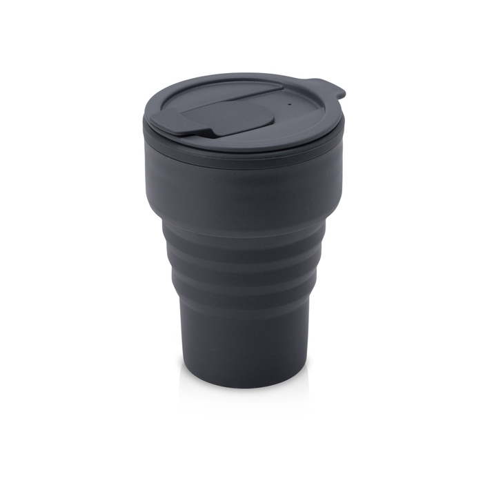 Силиконовый складной стакан «GoCup» для нанесения логотипа