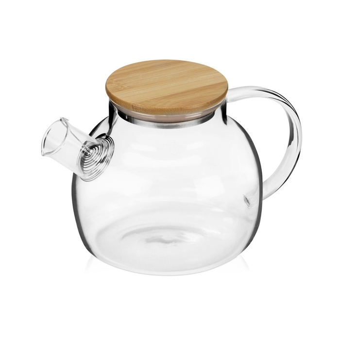 Заварочный чайник с бамбуковой крышкой «Sencha» для нанесения логотипа