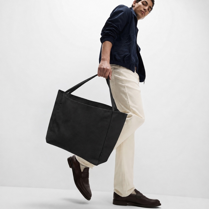 Шоппер-оверсайз «Grossbag» из переработанного хлопка, 340 г/м2 для нанесения логотипа