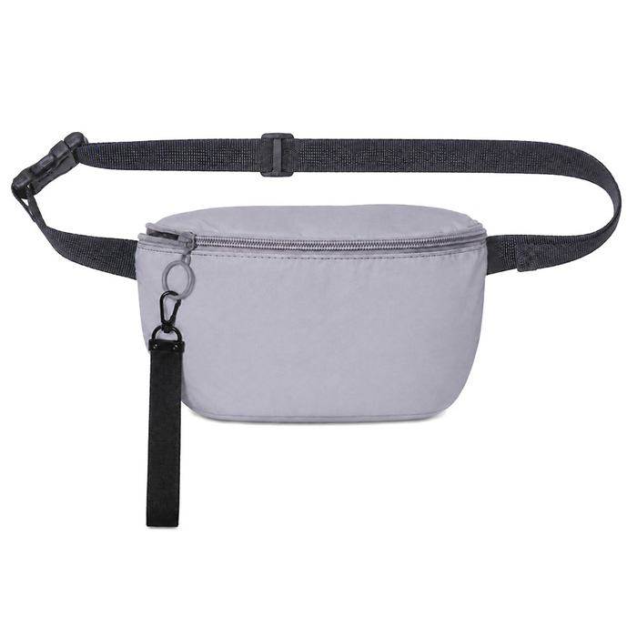 Светоотражающая сумка на пояс «Neo Reflector» с ремувкой под нанесение для нанесения логотипа