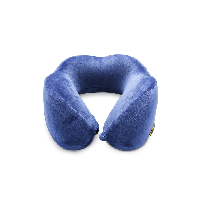 Подушка для путешествий с эффектом памяти, с капюшоном «Hooded Tranquility Pillow» для нанесения логотипа