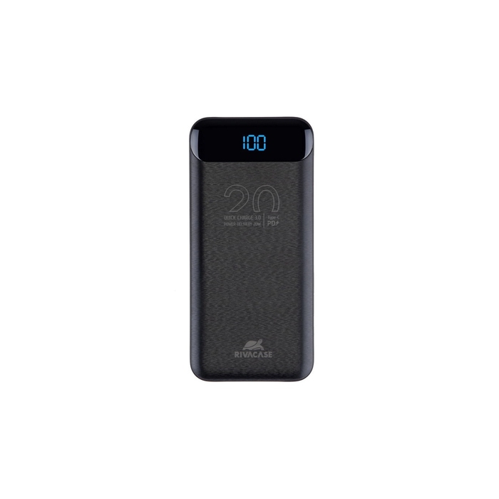 Внешний аккумулятор с дисплеем, 20000 mAh для нанесения логотипа