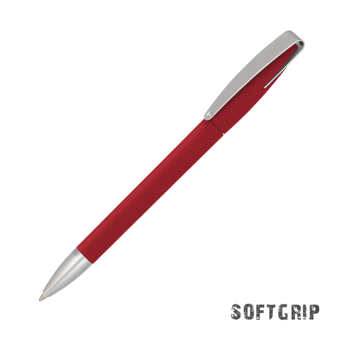 Ручка шариковая COBRA SOFTGRIP MM, красный# для нанесения логотипа