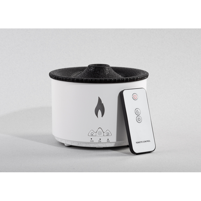 Увлажнитель воздуха "Smart Volcano"с пультом ДУ,  функцией ароматерапии и интерьерной подсветкой для нанесения логотипа