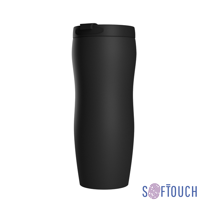 Термостакан "Монтана" 400 мл, покрытие soft touch для нанесения логотипа