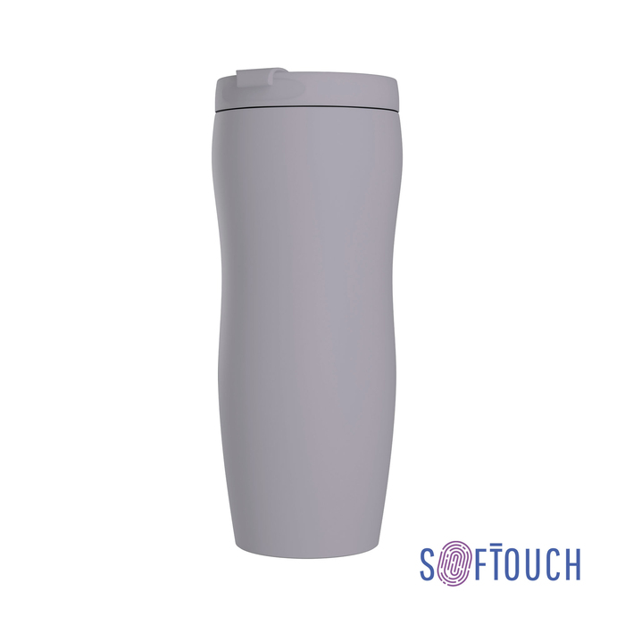 Термостакан "Монтана" 400 мл, покрытие soft touch для нанесения логотипа