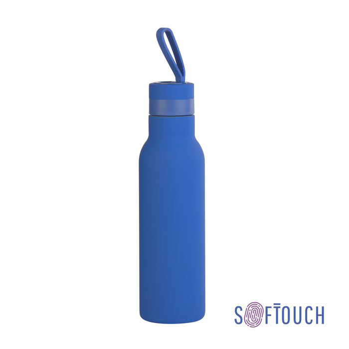 Бутылка для воды "Фитнес" 700 мл, покрытие soft touch для нанесения логотипа