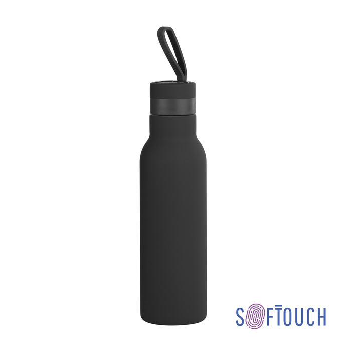 Бутылка для воды "Фитнес" 700 мл, покрытие soft touch для нанесения логотипа