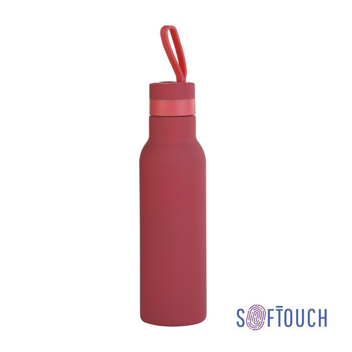Бутылка для воды "Фитнес" 700 мл, покрытие soft touch для нанесения логотипа