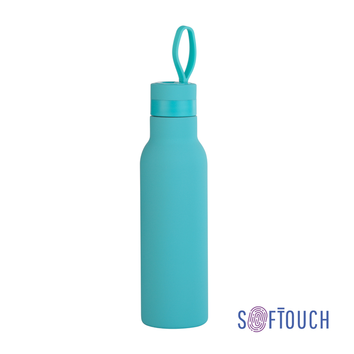 Бутылка для воды "Фитнес" 700 мл, покрытие soft touch для нанесения логотипа