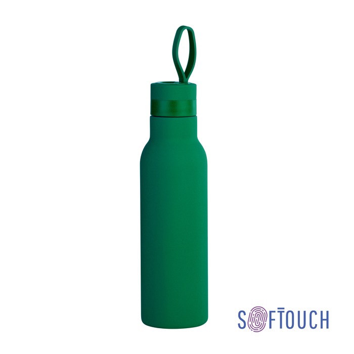 Бутылка для воды "Фитнес" 700 мл, покрытие soft touch для нанесения логотипа