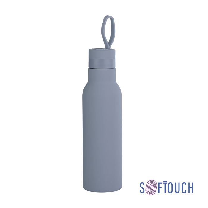 Бутылка для воды "Фитнес" 700 мл, покрытие soft touch для нанесения логотипа