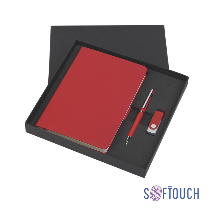Набор подарочный "Бари", покрытие soft touch для нанесения логотипа