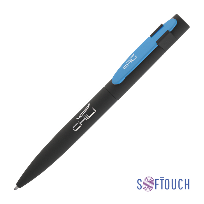 Ручка шариковая "Lip", покрытие soft touch для нанесения логотипа