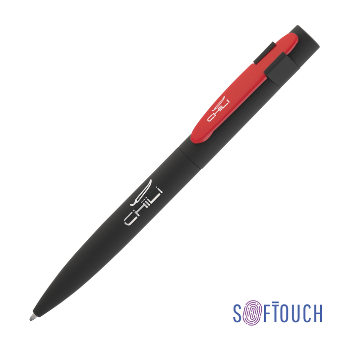 Ручка шариковая "Lip", покрытие soft touch для нанесения логотипа