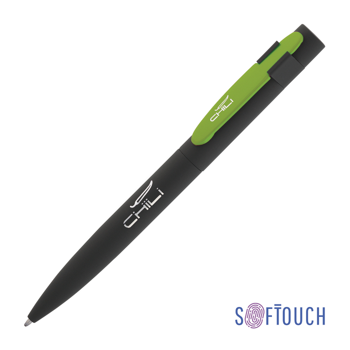 Ручка шариковая "Lip", покрытие soft touch для нанесения логотипа
