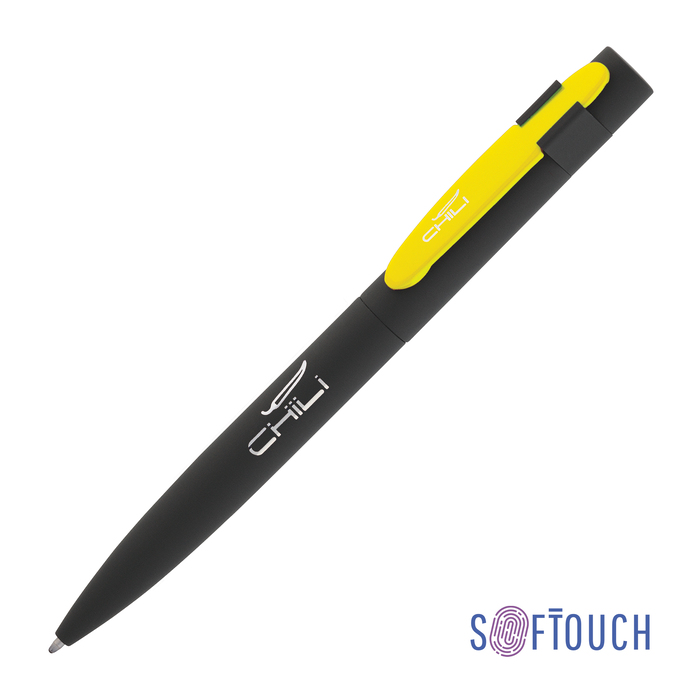 Ручка шариковая "Lip", покрытие soft touch для нанесения логотипа