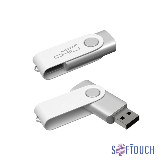 Флеш-карта "Vostok", объем памяти 16GB, покрытие soft touch# для нанесения логотипа