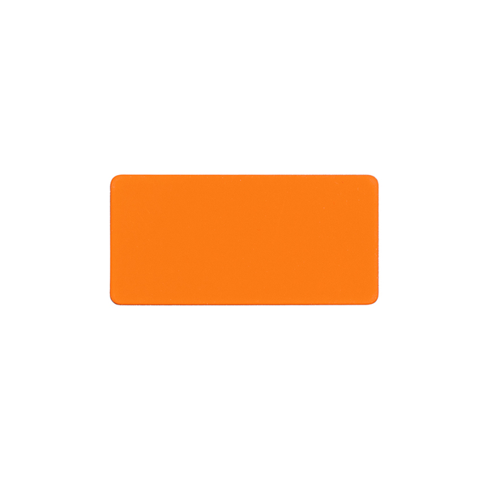 Шильд металлический, покрытие soft touch, подложка хром для нанесения логотипа