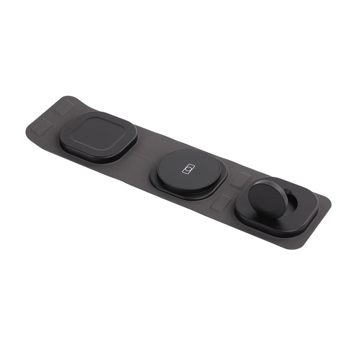 Складная беспроводная (15W) зарядная станция "Magic Case" с MagSafe для смартфона, часов и наушников для нанесения логотипа