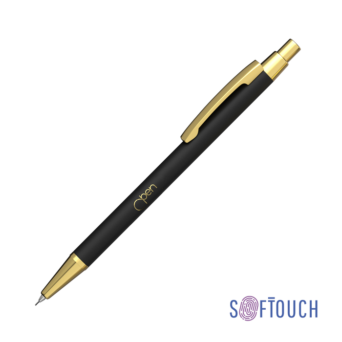 Карандаш механический "Ray", покрытие soft touch для нанесения логотипа