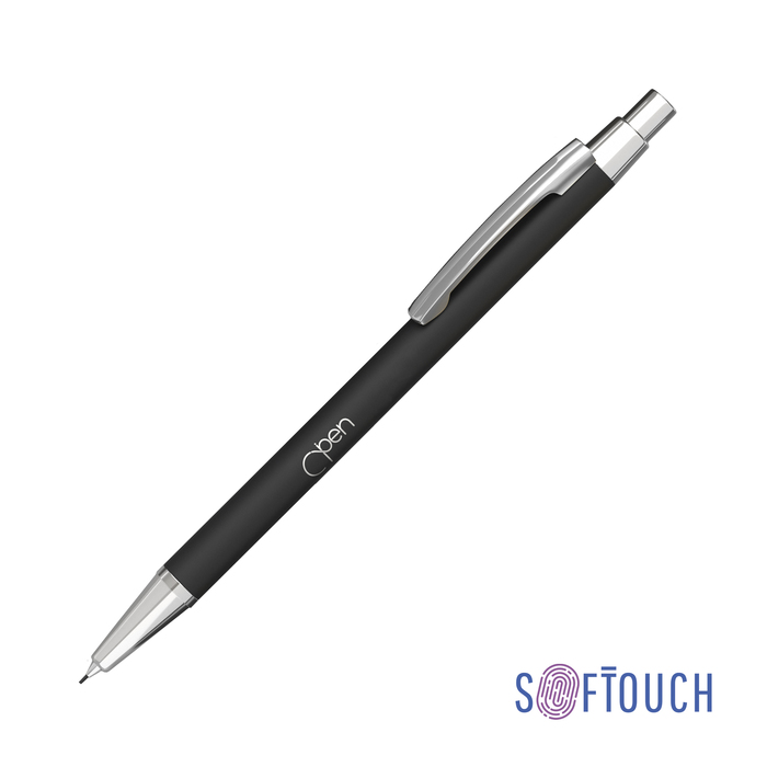 Карандаш механический "Ray", покрытие soft touch для нанесения логотипа