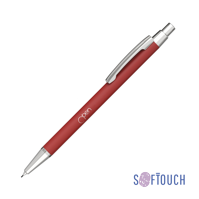 Карандаш механический "Ray", покрытие soft touch для нанесения логотипа