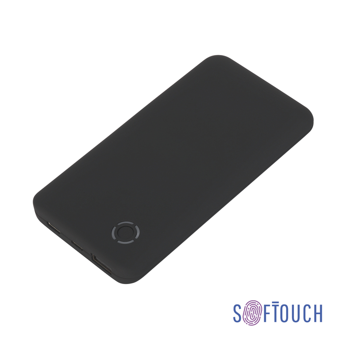 Беспроводное зарядное устройство "Fast SOFTTOUCH", 6000 mAh для нанесения логотипа
