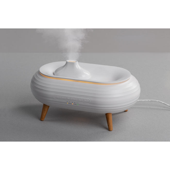 Увлажнитель воздуха "Smart Air" с bluetooth-колонкой, мелодиями и релаксирующими шумами, с подсветкой и ароматизатором для нанесения логотипа