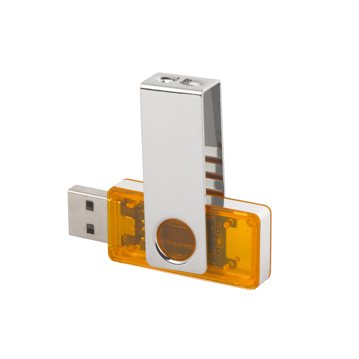 Флеш-карта TWISTA Transparent MS, 16Гб для нанесения логотипа