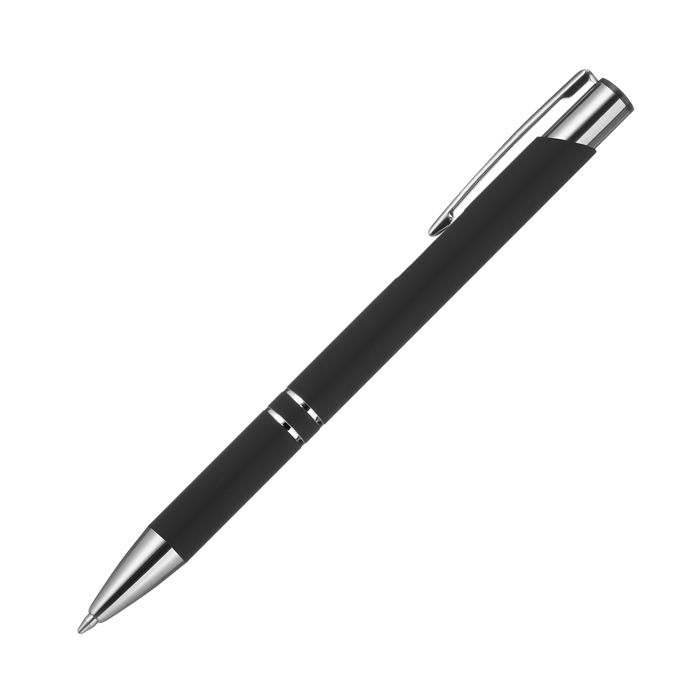 Шариковая ручка Альфа (Alpha), черная для нанесения логотипа