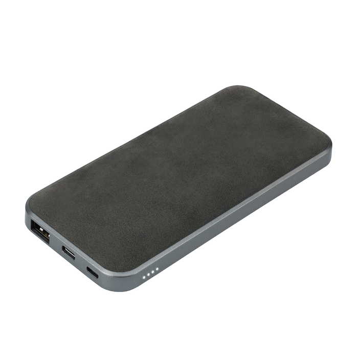 Внешний аккумулятор Ин Велюр (In Velour) 10000 mAh, серый для нанесения логотипа