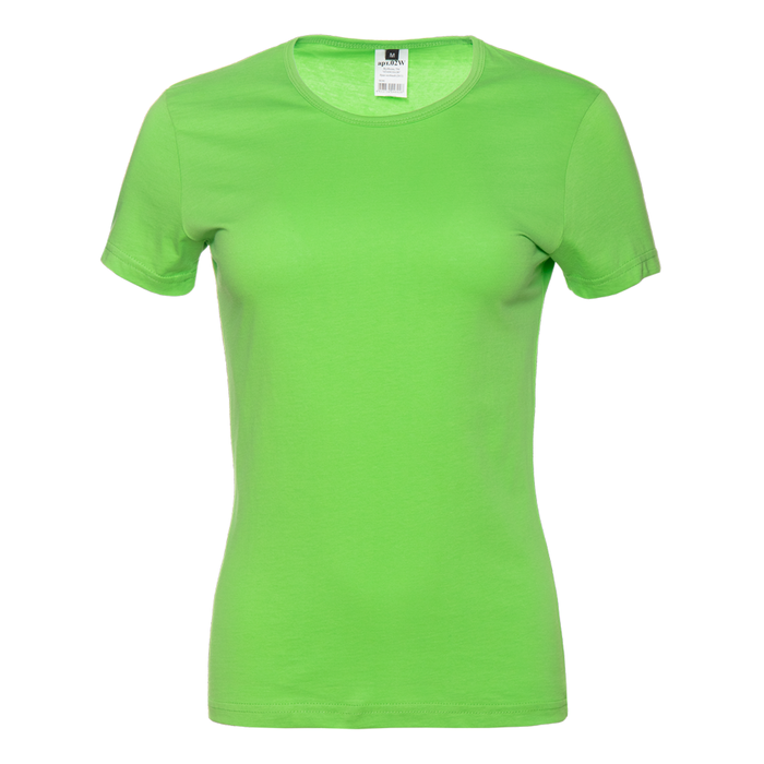 Футболка женская STAN хлопок 150, 02W, Ярко-зелёный,  (26)  (42/XS) для нанесения логотипа