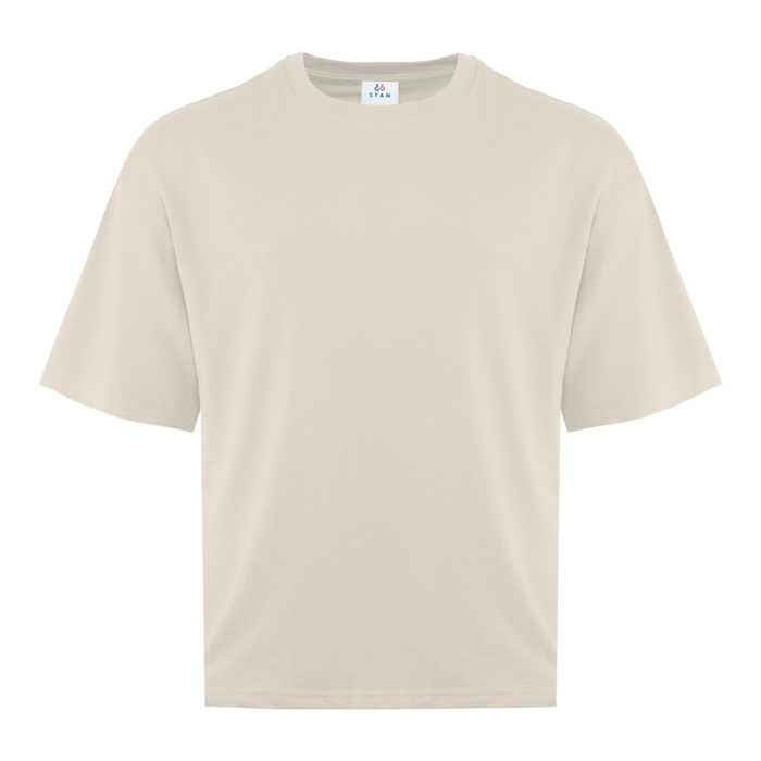 Футболка унисекс оверсайз STAN хлопок/полиэстер 260, 40, Молочный,  (11)  (44/XS) для нанесения логотипа