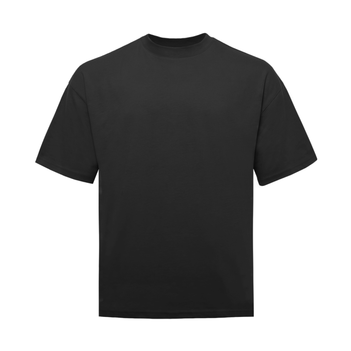 Футболка оверсайз STAN хлопок 180, 306, Чёрный,  (20)  (44/XS) для нанесения логотипа