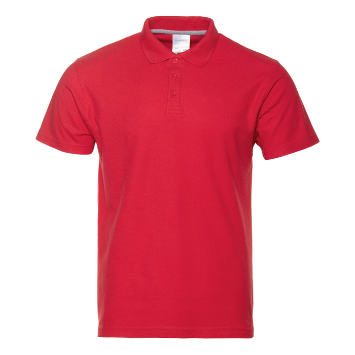 Рубашка поло унисекс  STAN хлопок/полиэстер 185, 04, Красный,  (14)  (64/6XL) для нанесения логотипа