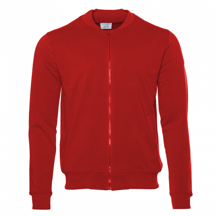 Толстовка унисекс STAN на молнии футер без начёса 245, 65N, Красный,  (14)  (52/XXL) для нанесения логотипа