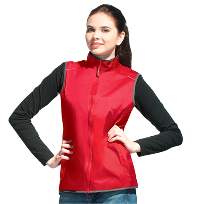 Жилет женский STAN таффета 210T, 65, 24WN, Красный,  (14)  (42/XS) для нанесения логотипа